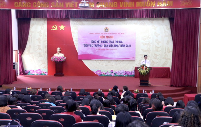  Ngành Giáo dục Hà Nội tổ chức hội nghị tổng kết phong trào thi đua “Giỏi việc trường - Đảm việc nhà” năm 2021