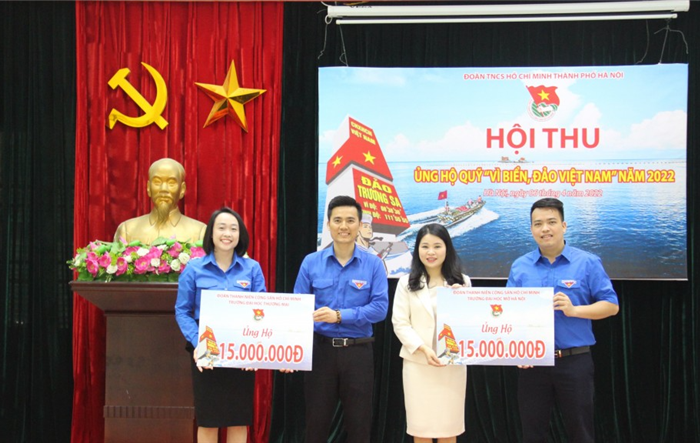 Thành đoàn Hà Nội tổ chức Hội thu ủng hộ “Quỹ vì biển, đảo Việt Nam” năm 2022