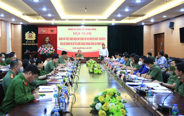 Làm tốt công tác xây dựng Đảng trong công an nhân dân  để bảo vệ an ninh quốc gia trong tình hình mới