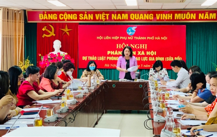 Hội nghị “Phản biện xã hội dự thảo Luật Phòng, chống bạo lực gia đình (sửa đổi)”