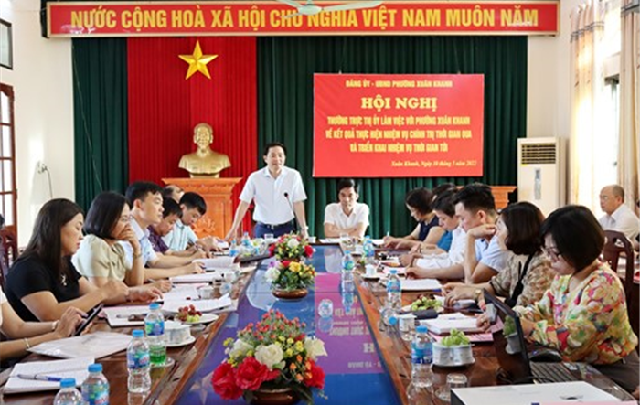Phường Xuân Khanh tiếp tục củng cố nâng cao năng lực, sức chiến đấu của các cấp uỷ Đảng