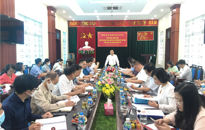Huyện Quốc Oai: Củng cố mối quan hệ mật thiết giữa Đảng, với nhân dân thông qua tổ chức tiếp xúc, đối thoại