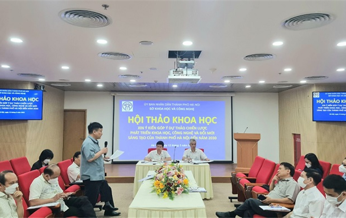 Hội thảo góp ý xây dựng dự thảo Chiến lược khoa học, công nghệ và đổi mới sáng tạo của thành phố Hà Nội đến năm 2030