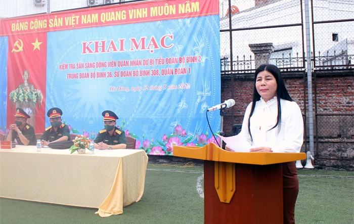 Khai mạc kiểm tra sẵn sàng động viên quân nhân dự bị năm 2022