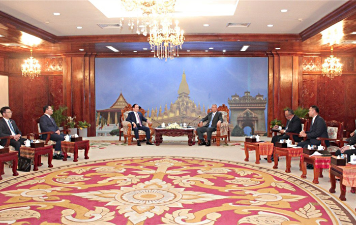 Chủ tịch HĐND thành phố Hà Nội thăm và làm việc tại Thủ đô Viêng Chăn (Lào) 