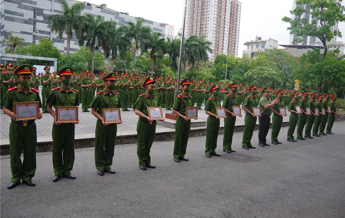 Lễ bế giảng khóa huấn luyện chiến sỹ nghĩa vụ Công an nhân dân