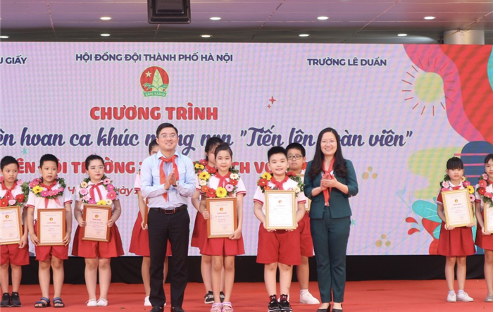 Tổng kết liên hoan ca khúc măng non “Tiến lên đoàn viên” điểm cấp liên đội