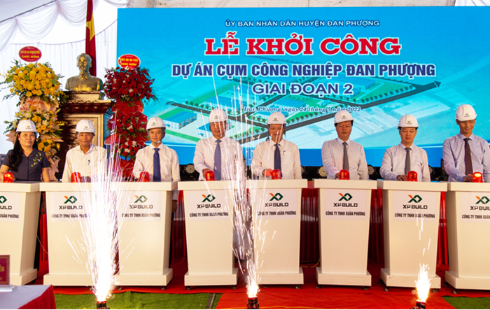 Lễ khởi công xây dựng Cụm công nghiệp Đan Phượng, giai đoạn 2