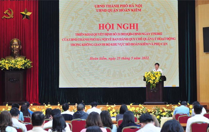 Triển khai Quy chế quản lý hoạt động trong không gian đi bộ khu vực hồ Hoàn Kiếm và phụ cận đồng bộ, hiệu quả