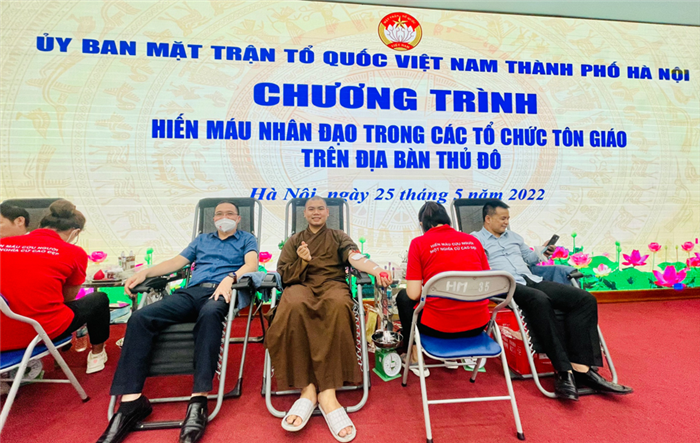 Các tổ chức Tôn giáo Thành phố hưởng ứng hoạt động hiến máu nhân đạo