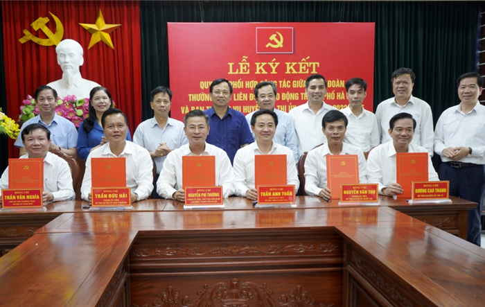 Lễ ký kết Quy chế phối hợp công tác công đoàn giai đoạn 2022-2025
