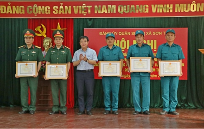 Đảng uỷ Quân sự thị xã Sơn Tây tổng kết 10 năm thực hiện Nghị quyết 765-NQ/QUTW về nâng cao chất lượng huấn luyện