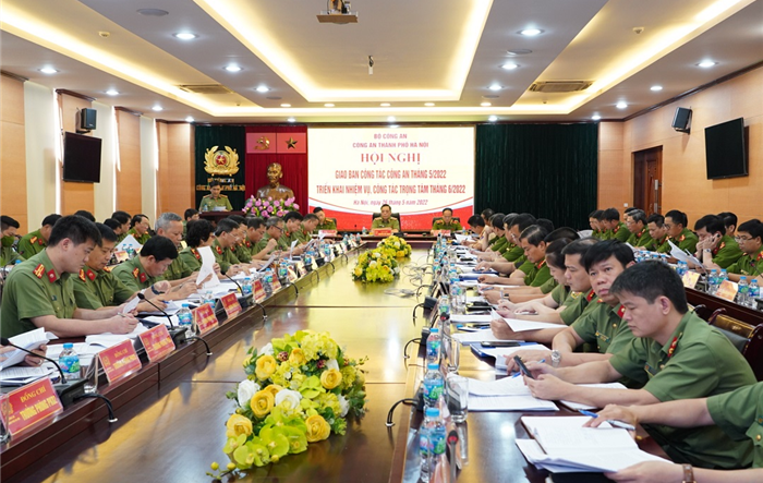 Công an thành phố Hà Nội triển khai chương trình công tác tháng 6/2022