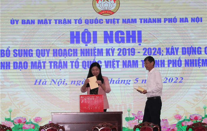 Ủy ban Mặt trận Tổ quốc Việt Nam Thành phố rà soát, bổ sung, xây dựng quy hoạch chức danh lãnh đạo Mặt trận Tổ quốc Việt Nam Thành phố