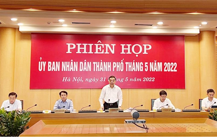 Tập thể UBND thành phố Hà Nội xem xét 9 nội dung thuộc thẩm quyền
