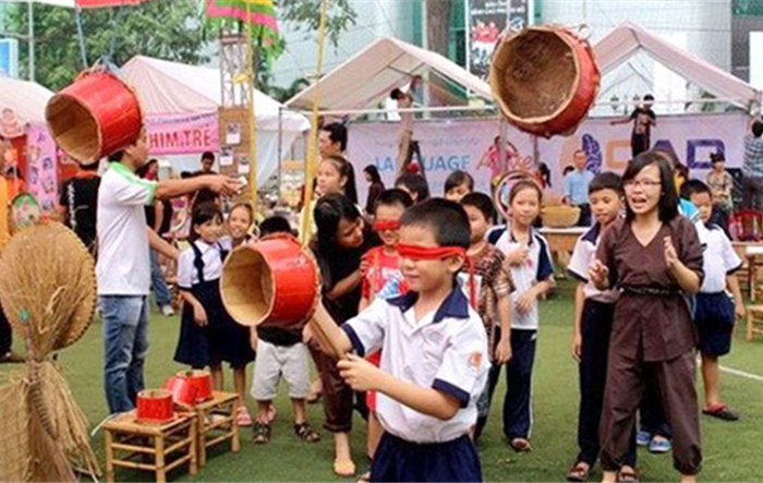 Nhiều hoạt động dành cho thiếu nhi tại Làng Văn hóa - Du lịch các dân tộc Việt Nam