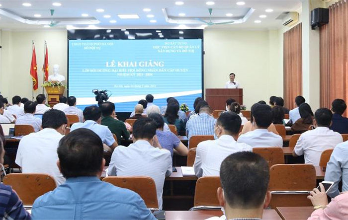 Khai giảng lớp bồi dưỡng đại biểu HĐND cấp huyện nhiệm kỳ 2021-2026