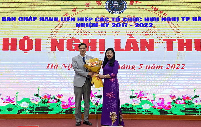 Hội nghị Ban Chấp hành Liên hiệp các tổ chức hữu nghị thành phố Hà Nội V nhiệm kỳ 2017-2022 