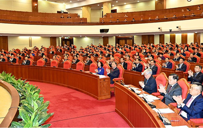 Thông cáo báo chí ngày làm việc thứ nhất Hội nghị lần thứ 5 Ban Chấp hành Trung ương Đảng khóa XIII