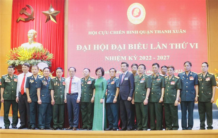 Đại hội đại biểu Hội Cựu chiến binh quận Thanh Xuân lần thứ VI, nhiệm kỳ 2022-2027