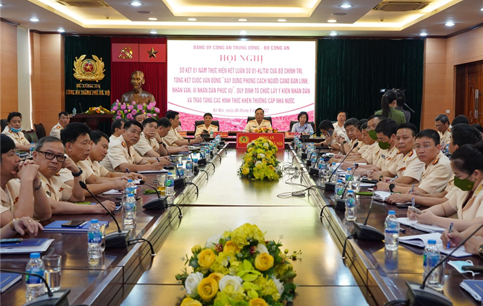 Tổng kết Cuộc vận động “Xây dựng phong cách người Công an nhân dân bản lĩnh, nhân văn, vì Nhân dân phục vụ”, 