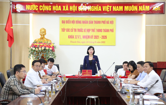 Cử tri huyện Thanh Oai kiến nghị cấp phép xây dựng cho người dân đã mua đất tại Khu đô thị Thanh Hà