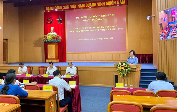 Cử tri quận Thanh Xuân kiến nghị nhiều vấn đề dân sinh
