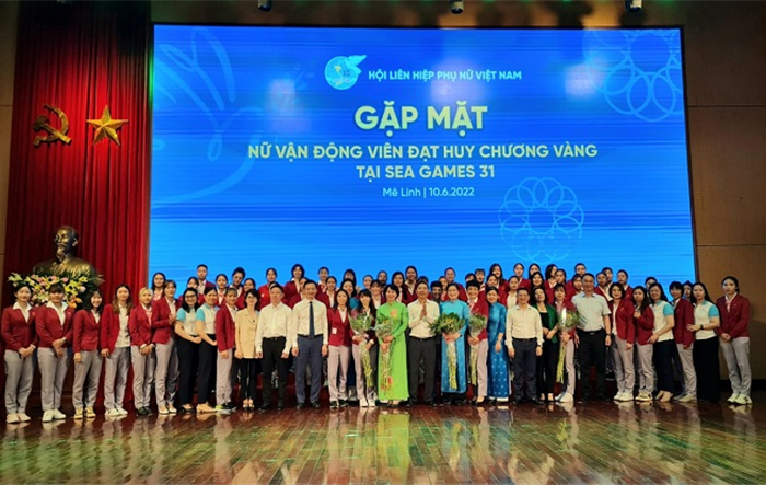 Tôn vinh 58 nữ vận động viên tiêu biểu đạt Huy chương Vàng tại SEA Games 31 