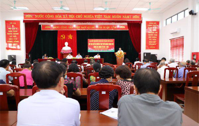 Đại biểu HĐND Thành phố tiếp xúc cử tri huyện Thường Tín kỳ họp thứ 6 HĐND Thành phố khóa XVI, nhiệm kỳ 2021 - 2026