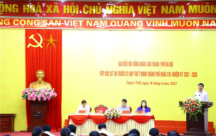 Cử tri huyện Thạch Thất kiến nghị hỗ trợ kinh phí để đầu tư, mua sắm trang thiết bị cho các trường học
