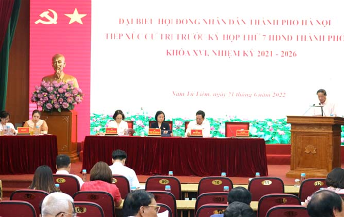 Cử tri quận Nam Từ Liêm kiến nghị nhiều vấn đề dân sinh bức xúc