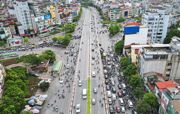 Các nút giao đều giảm ùn tắc sau 3 ngày thí điểm tổ chức lại giao thông