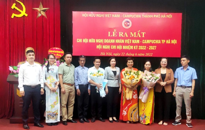 Lễ ra mắt Chi hội hữu nghị doanh nhân Việt Nam - Campuchia thành phố Hà Nội