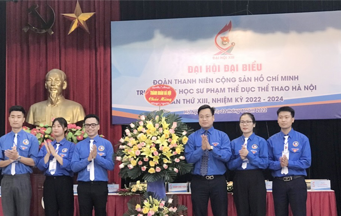 Đại hội đại biểu Đoàn TNCS Hồ Chí Minh trường Đại học Sư phạm Thể dục Thể thao lần thứ VIII, nhiệm kỳ 2022-2024 thành công tốt đẹp