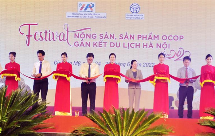 Khai mạc Festival nông sản, sản phẩm OCOP gắn kết du lịch Hà Nội 2022