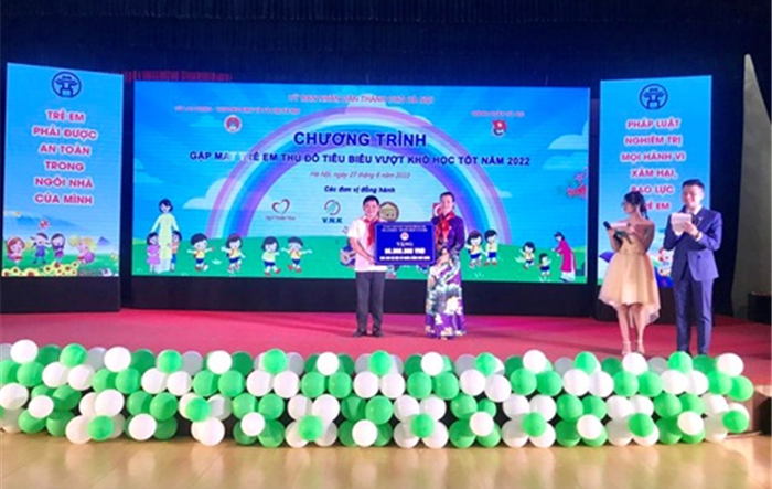Chương trình Gặp mặt trẻ em Thủ đô tiêu biểu vượt khó học tốt năm 2022