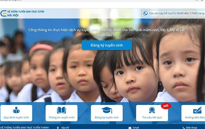 Chính thức đăng ký tuyển sinh trực tuyến tại Hà Nội từ ngày 1-7