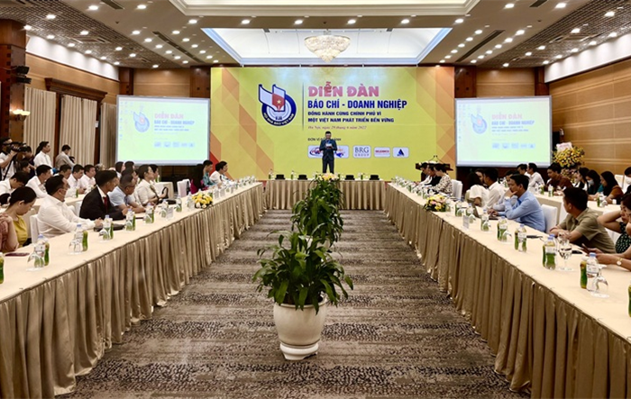 Diễn đàn “Báo chí - Doanh nghiệp đồng hành cùng Chính phủ vì một Việt Nam phát triển bền vững”