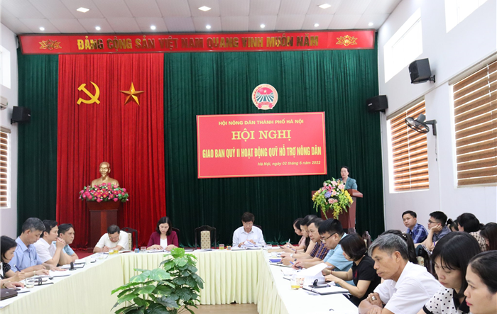 Hội nghị giao ban hoạt động Qũy hỗ trợ nông dân quý II năm 2022
