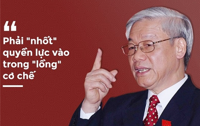 Cơ chế kiểm soát quyền lực của người đứng đầu trong công tác cán bộ