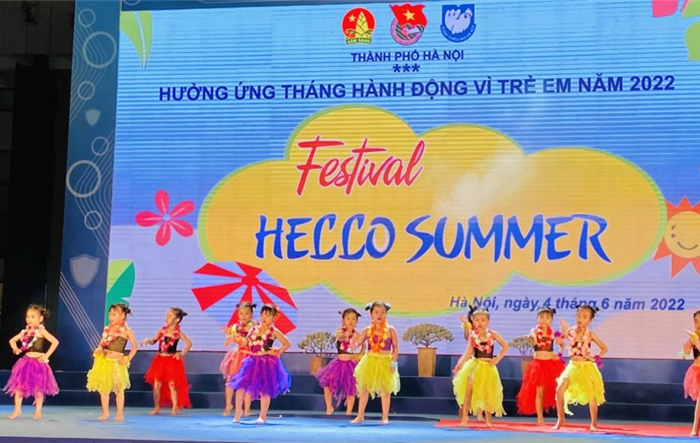 Tưng bừng Festival “Hello Summer” của thiếu nhi Thủ đô