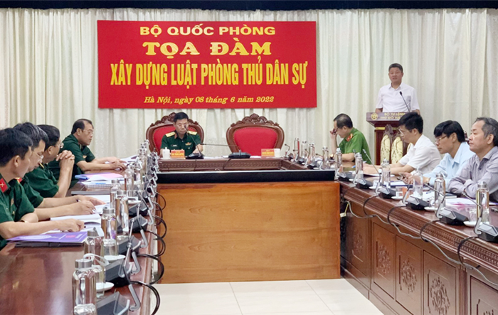 Hà Nội tổ chức Toạ đàm xây dựng Luật Phòng thủ dân sự
