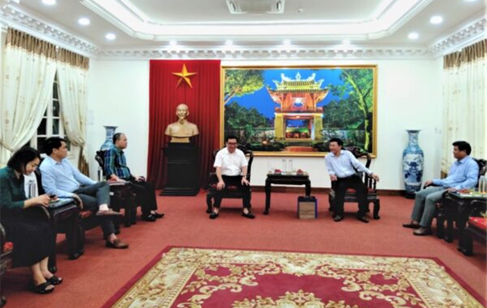 Giám đốc Sở Văn hóa và Thể thao Hà Nội tiếp Giám đốc Sở Văn hóa, Thể thao và Du lịch tỉnh Ninh Thuận 
