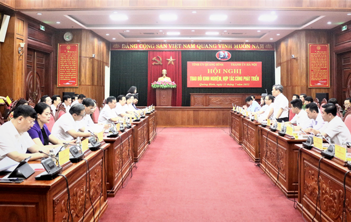 Thành phố Hà Nội sẵn sàng hợp tác với tỉnh Quảng Bình trên mọi lĩnh vực