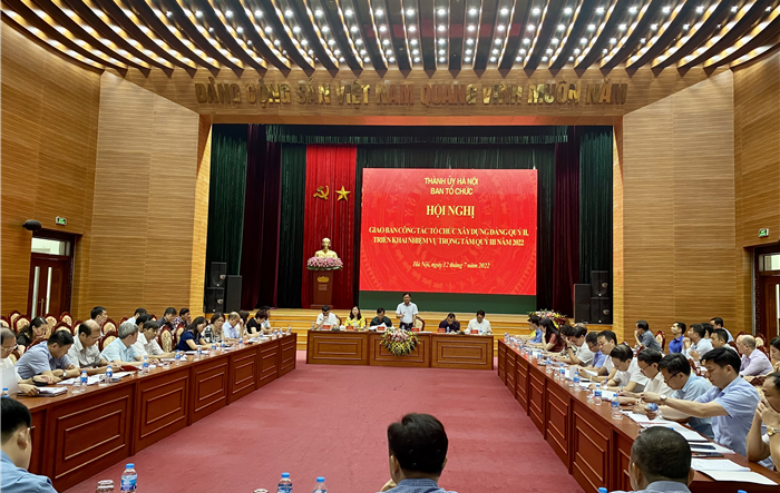 Triển khai nhiệm vụ trọng tâm công tác  tổ chức xây dựng Đảng quý III