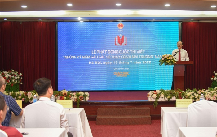 Phát động cuộc thi viết ''Những kỷ niệm sâu sắc về thầy cô và mái trường''