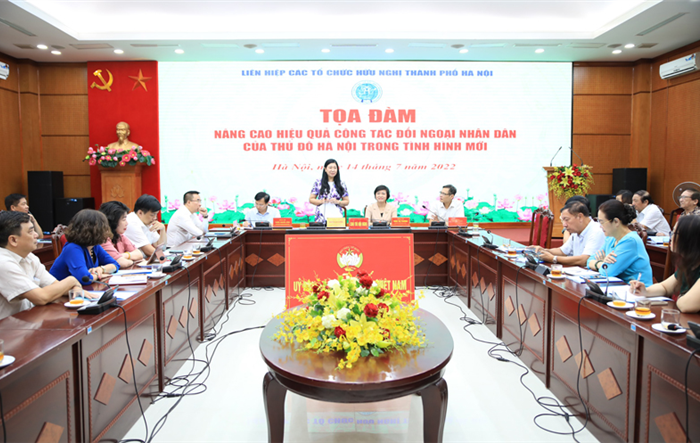 Liên hiệp các tổ chức hữu nghị thành phố Hà Nội phát triển đối ngoại nhân dân gắn bó mật thiết với nhiệm vụ phát triển kinh tế - xã hội của Thủ đô