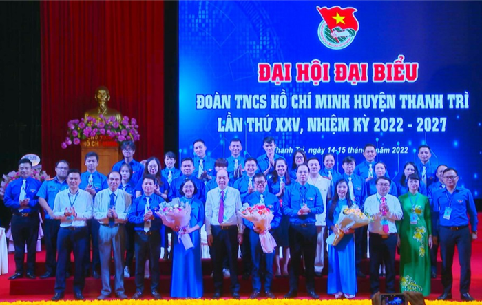 Đại hội đại biểu Đoàn TNCS Hồ Chí Minh huyện Thanh Trì lần thứ XXV, nhiệm kỳ 2022 – 2027 thành công tốt đẹp
