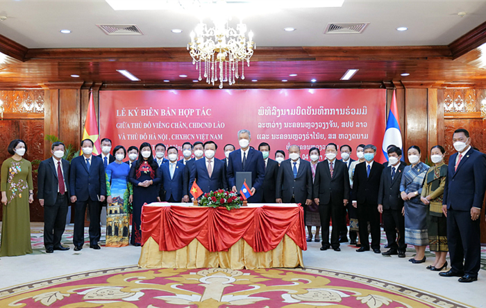  Hợp tác Hà Nội – Viêng Chăn (Lào) đóng góp làm sâu sắc thêm quan hệ đặc biệt Việt Nam - Lào