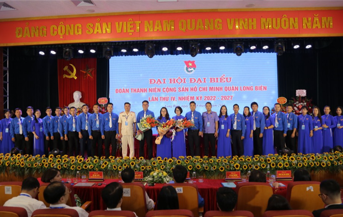 Đại hội đại biểu Đoàn TNCS Hồ Chí Minh quận Long Biên lần thứ IV, nhiệm kỳ 2022 - 2027 